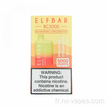 Bar elfe en gros BC5000 Puffs E-cigarette